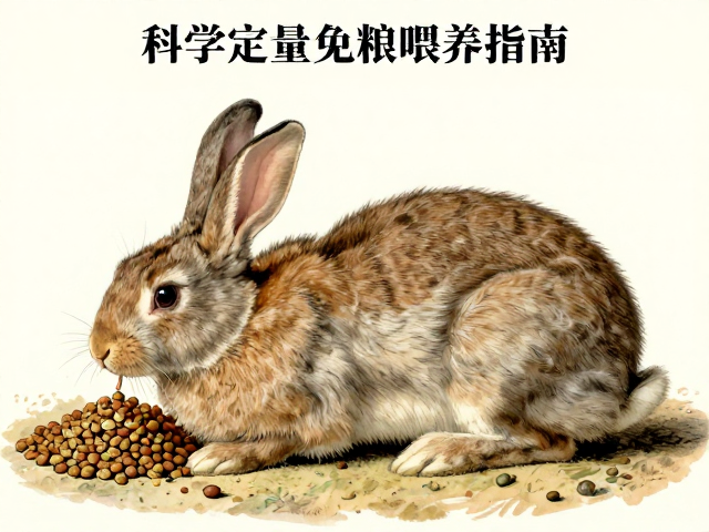 19世纪培育兔标准体重,科学定量兔粮喂养指南