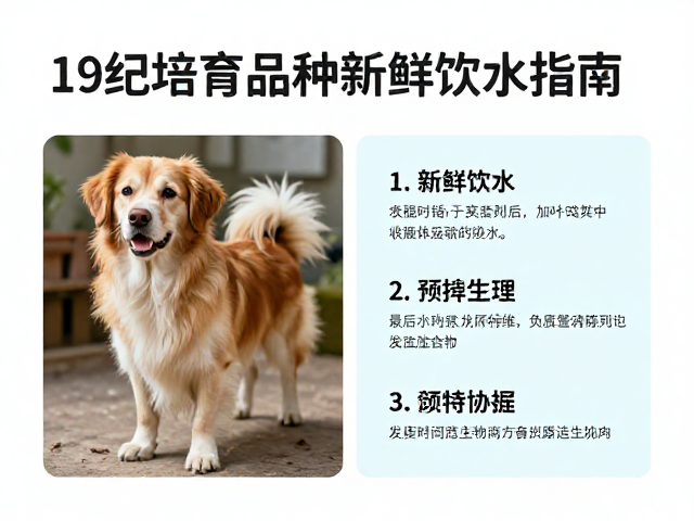 19世纪培育品种标准体重,宠物每日新鲜饮水指南