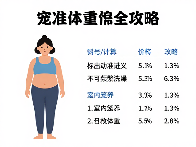 标准体重难达标?不可频繁洗澡,室内笼养,宠物健康全攻略