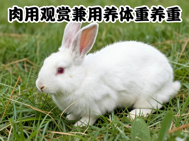 肉用观赏兼用兔标准体重,高纤牧草喂养指南