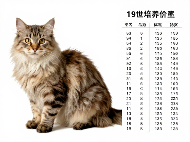19世纪培育名猫，毛发梳理指南及标准体重对照表