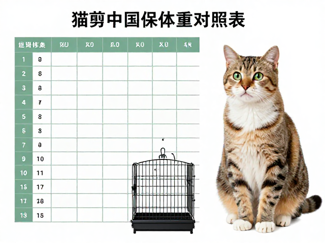猫标准体重对照表，室内笼养如何通过修剪指甲保持健康体态