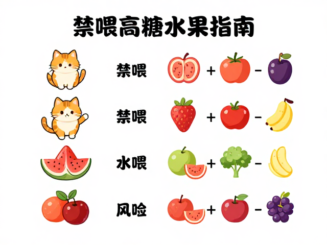 猫咪标准体重对照,毛发护理与禁喂高糖水果指南
