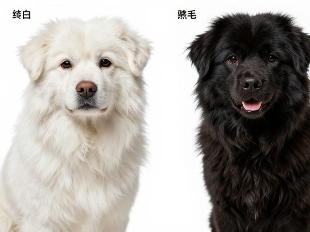 狗狗毛发干燥发白怎么办?纯白犬护理与黑毛改善指南