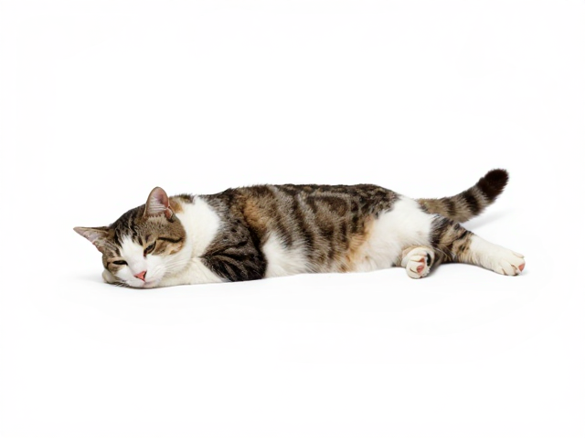 猫趴平刨地是放松吗?亲人程度越高越爱这动作