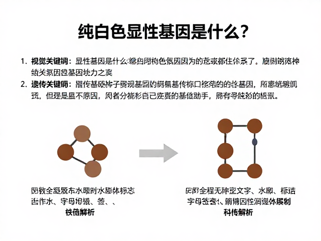 纯白色显性基因是什么?与棕色基因的关系与遗传解析