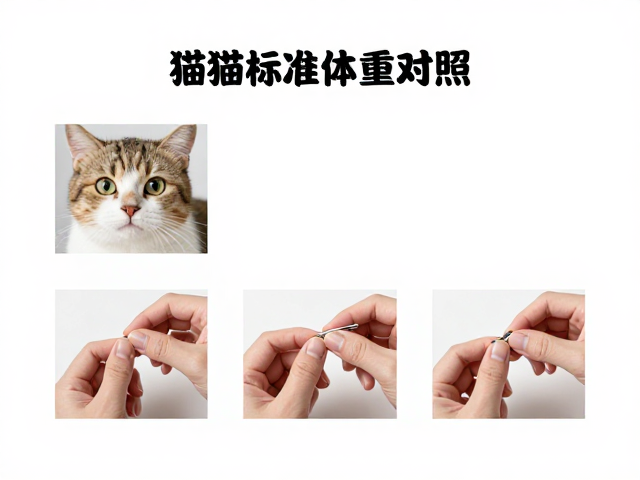 室内笼养猫标准体重对照，指甲修剪正确手法图解