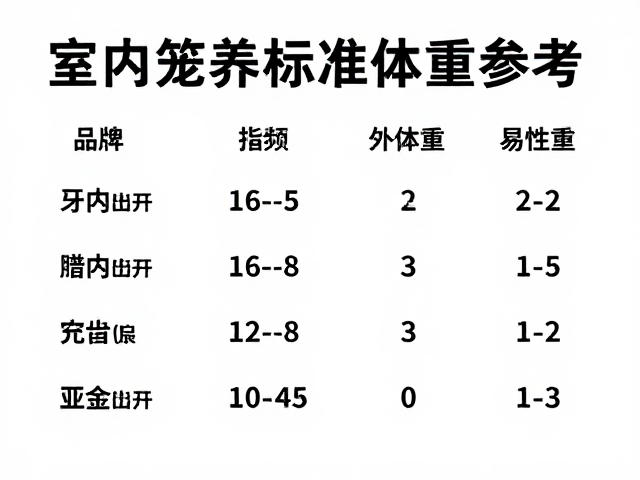 室内笼养宠物标准体重参考,不可忽视牙齿生长健康