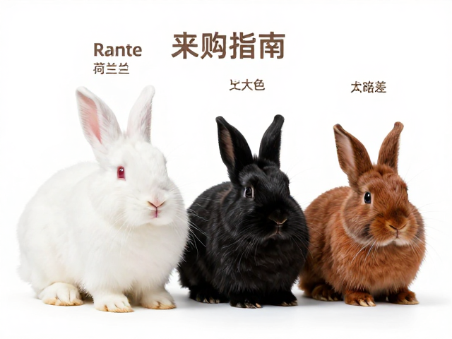 纯白色荷兰兔、黑色荷兰兔与红色荷兰兔选购指南,三大毛色优缺点解析