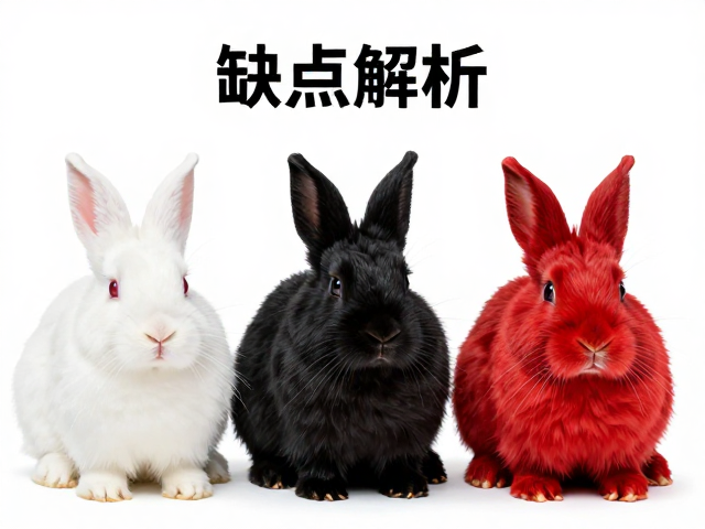 纯白色荷兰兔、黑色荷兰兔与红色荷兰兔选购指南，三大毛色优缺点解析