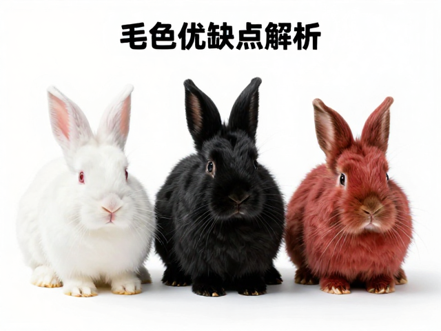 纯白色荷兰兔、黑色荷兰兔与红色荷兰兔选购指南，三大毛色优缺点解析