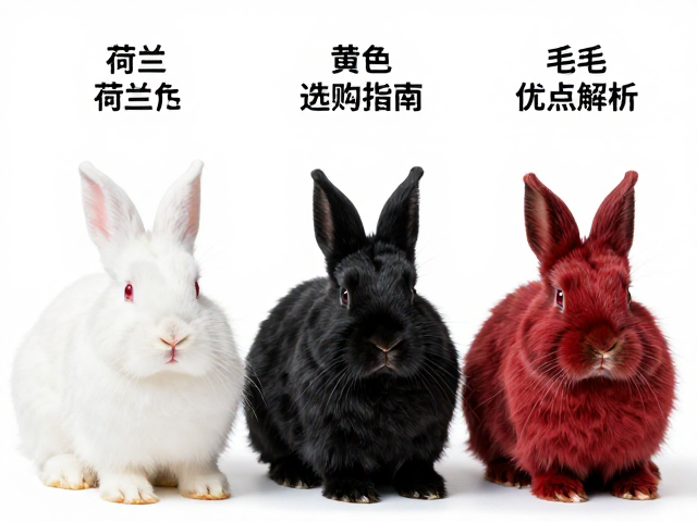 纯白色荷兰兔、黑色荷兰兔与红色荷兰兔选购指南，三大毛色优缺点解析