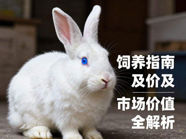纯白色蓝眼白兔杂交色品种特征、饲养指南及市场价值全解析