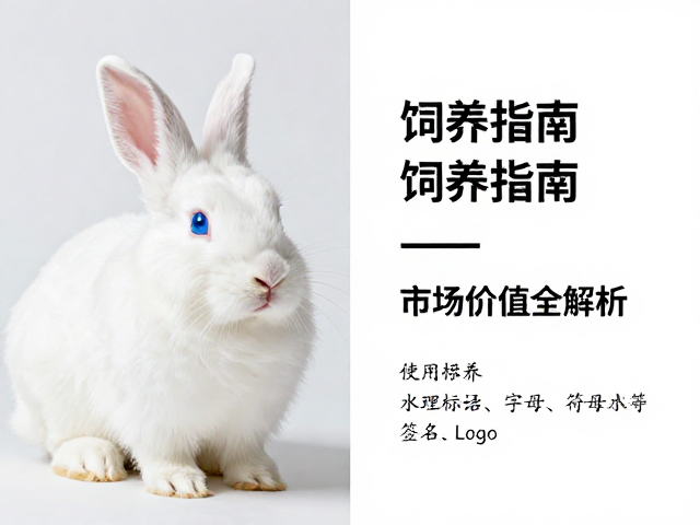 纯白色蓝眼白兔杂交色品种特征、饲养指南及市场价值全解析