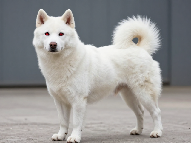 纯白色犬配红眼腹白斑品种?揭秘独特毛色特征与饲养指南