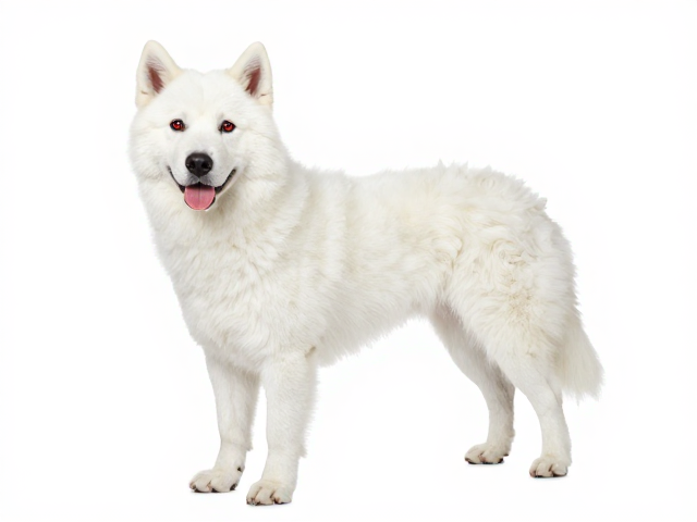 纯白色犬配红眼腹白斑品种?揭秘独特毛色特征与饲养指南