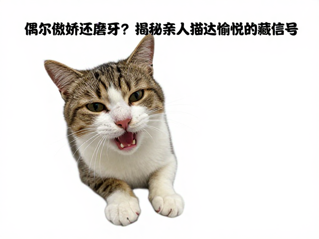 猫咪偶尔傲娇还磨牙?揭秘亲人小猫咪表达愉悦的隐藏信号