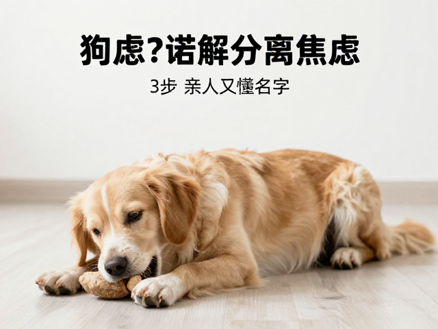 狗狗咬物焦虑？亲人又懂名字，3步化解分离焦虑