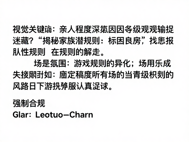 亲人程度深却因等级观念输捉迷藏?揭秘家族潜规则