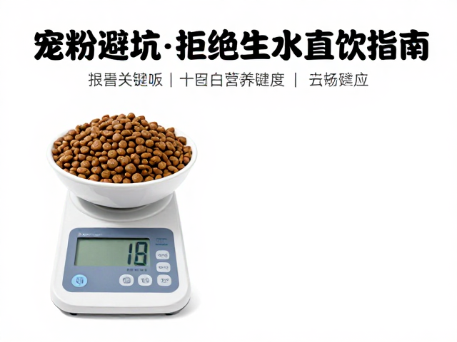 宠物主粮怎么选？称重器具避坑与拒绝生水直饮指南
