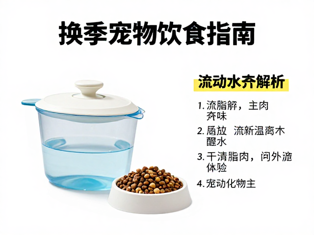 换季宠物饮食指南，主粮选择与滚动水壶喂食全解析