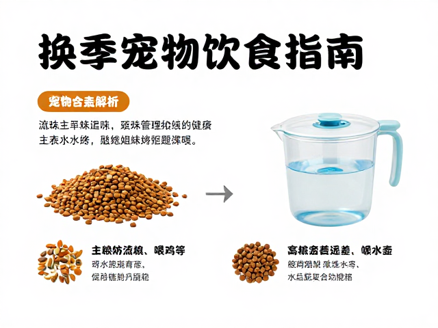 换季宠物饮食指南，主粮选择与滚动水壶喂食全解析