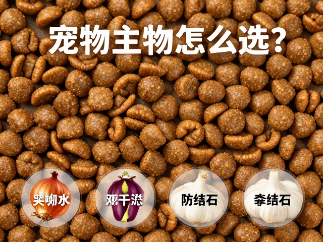 宠物主粮怎么选？钙质均衡防结石，避开洋葱大蒜中毒风险
