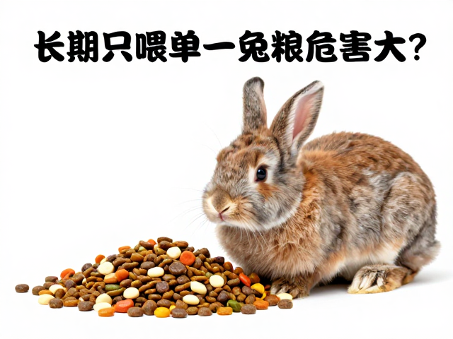 长期只喂单一兔粮危害大？专家建议，搭配新鲜蔬菜夹，科学主粮选择指南