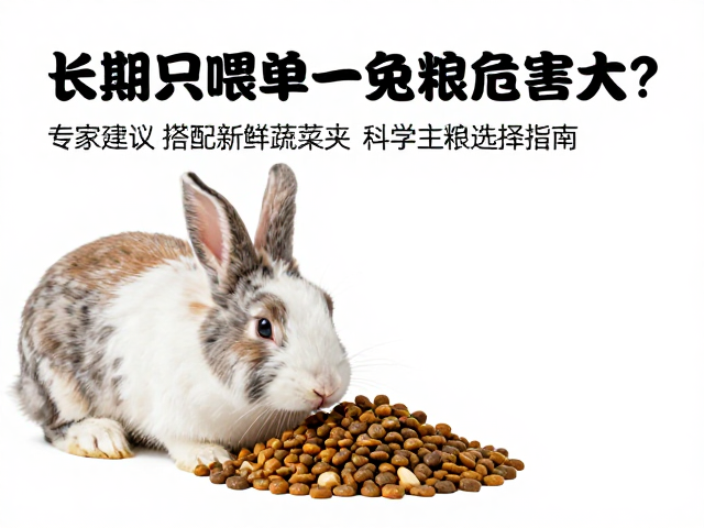 长期只喂单一兔粮危害大?专家建议,搭配新鲜蔬菜夹,科学主粮选择指南