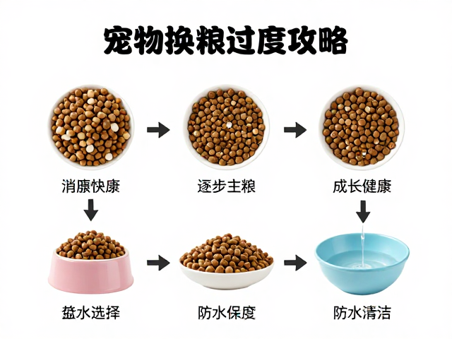 宠物换粮攻略，逐步过渡，主粮选择，碗具饮水清洁全解析