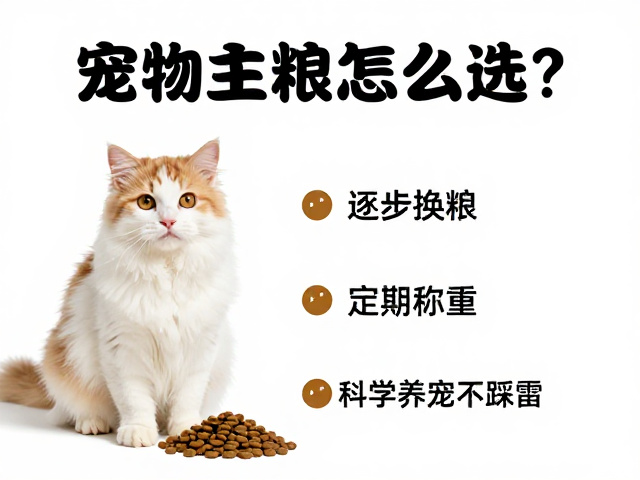 宠物主粮怎么选?逐步换粮,定期称重,科学养宠不踩雷