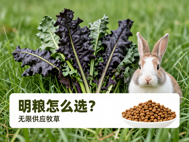 兔粮怎么选?无限供应牧草,深色绿叶菜,打造健康饮食公式