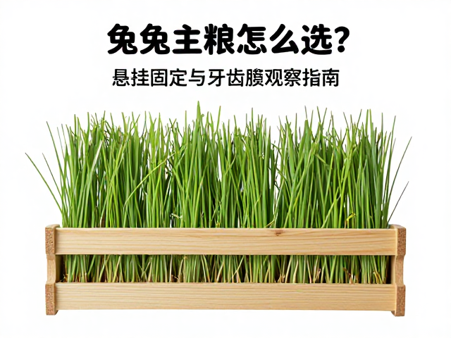 兔子主粮怎么选?草架悬挂固定与牙齿磨损观察指南