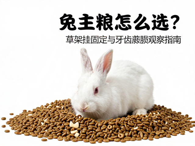 兔子主粮怎么选?草架悬挂固定与牙齿磨损观察指南