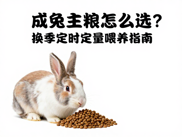 成兔主粮怎么选?换季定时定量喂养指南,呵护爱兔健康