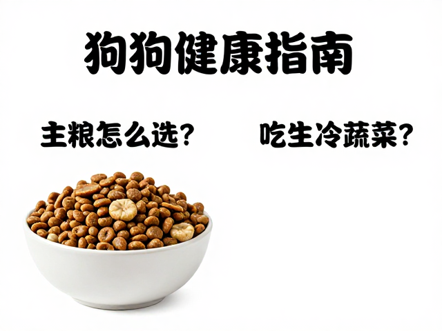 狗狗健康指南,主粮怎么选?为何不能喝生水或吃生冷蔬菜?