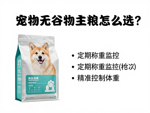 宠物无谷物主粮怎么选?结合定期称重监控,精准控制体重
