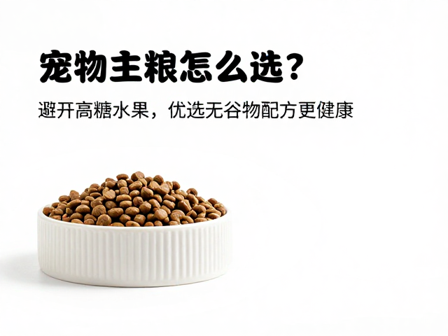 宠物主粮怎么选?避开高糖水果,优选无谷物配方更健康