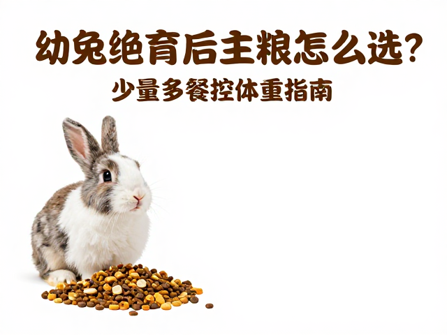 幼兔绝育后主粮怎么选？少量多餐控体重指南
