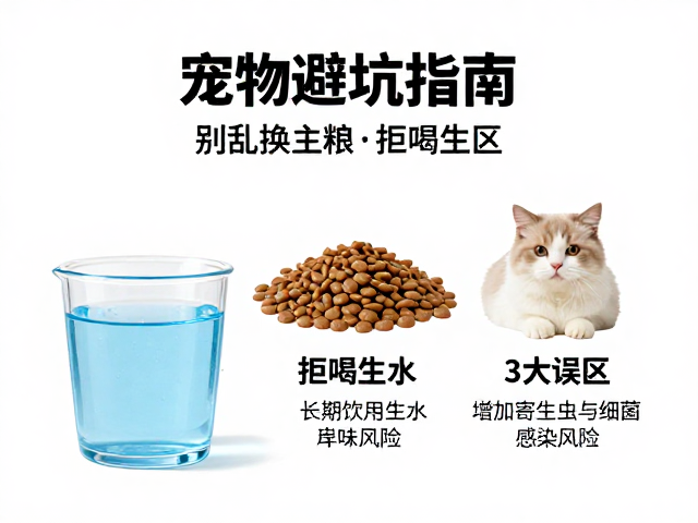 宠物避坑指南,别乱换主粮、拒喝生水,3大误区伤宠