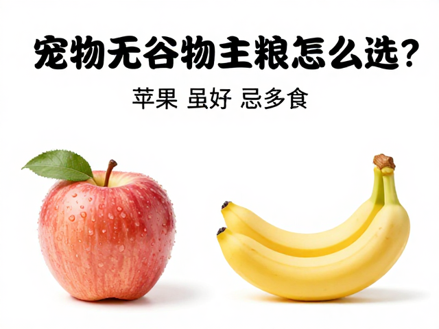 宠物无谷物主粮怎么选?苹果香蕉虽好忌多食