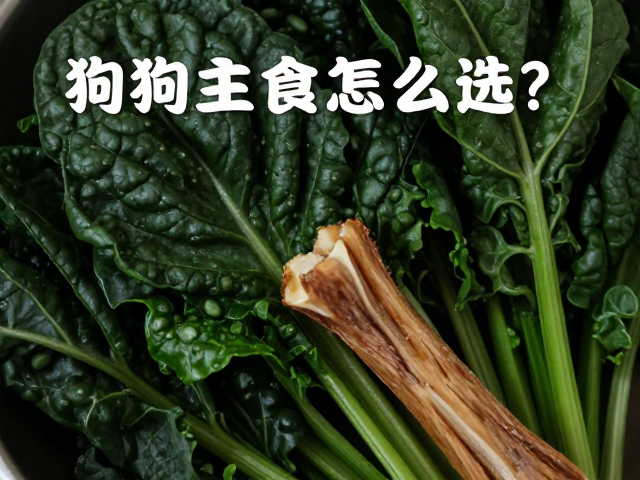 狗狗主食怎么选?深色绿叶菜搭配磨牙棒,科学喂养攻略