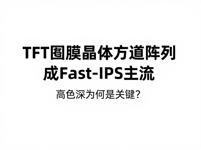 TFT薄膜晶体管阵列成Fast-IPS主流,高色深为何是关键?