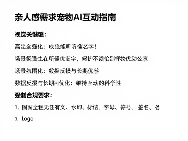 亲人感强且能听懂名字！高陪伴需求宠物AI互动指南