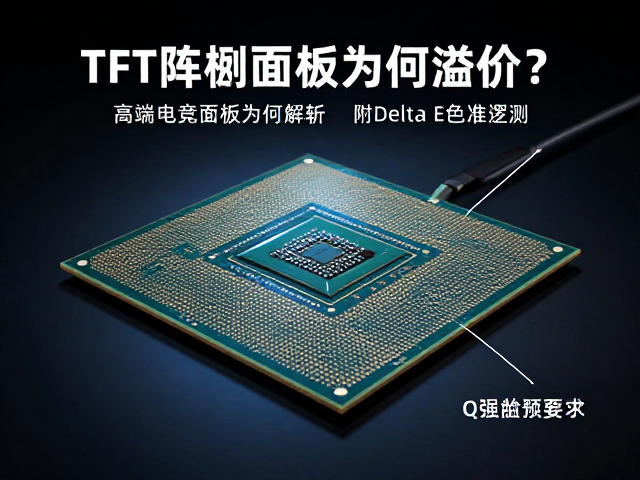 TFT阵列技术解析,高端电竞面板为何溢价?附Delta E色准检测