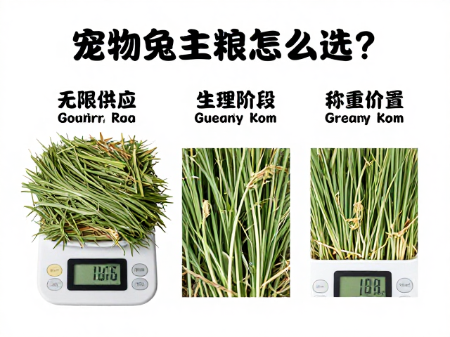 宠物兔主粮怎么选?无限供应牧草搭配与称重计量指南