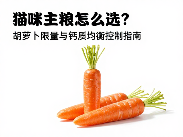 猫咪主粮怎么选?胡萝卜限量与钙质均衡控制指南