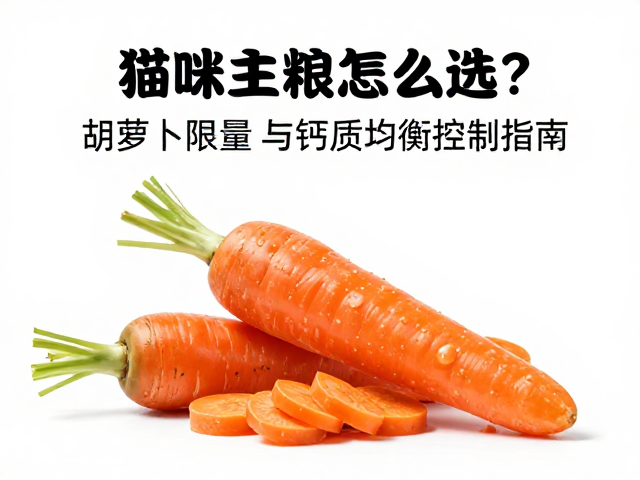 猫咪主粮怎么选?胡萝卜限量与钙质均衡控制指南