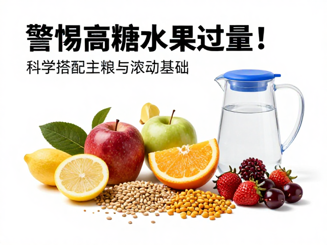 警惕高糖水果过量!科学搭配主粮与滚动水壶,守护宠物健康