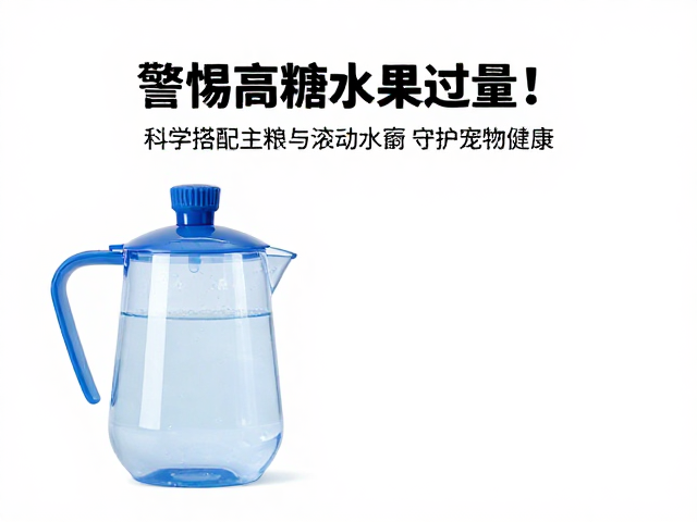 警惕高糖水果过量!科学搭配主粮与滚动水壶,守护宠物健康